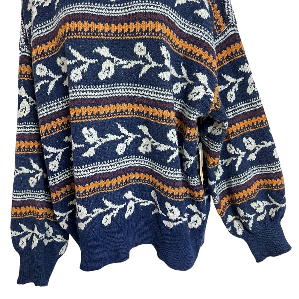 St John’s Bay Back‎ Decorative Buttons Mock Neck Long Sleeves Pullover Sweater - Picture 7 of 15